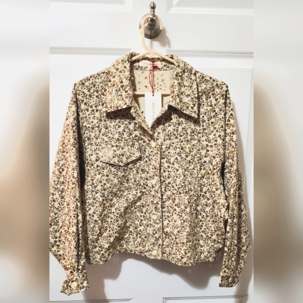 Solitaire Floral Print Jacket